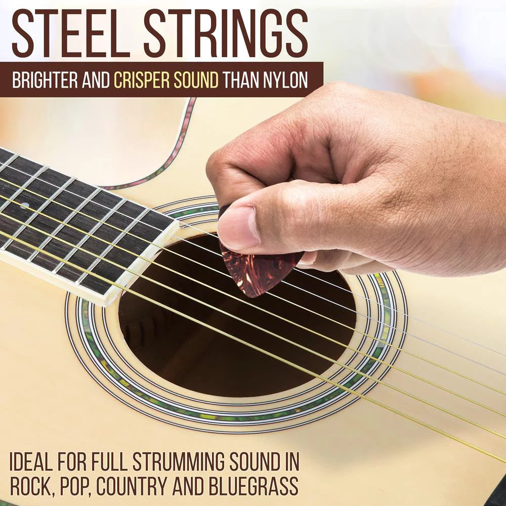 41” Steel String Spruce Wood Acoustic Electric Cutaway Guitar E610