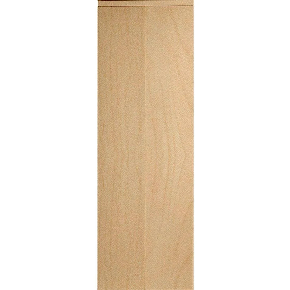 24 in. x 96 in. Smooth Flush Solid Core Maple MDF Interior Bi-Fold Door with Matching Trim A660