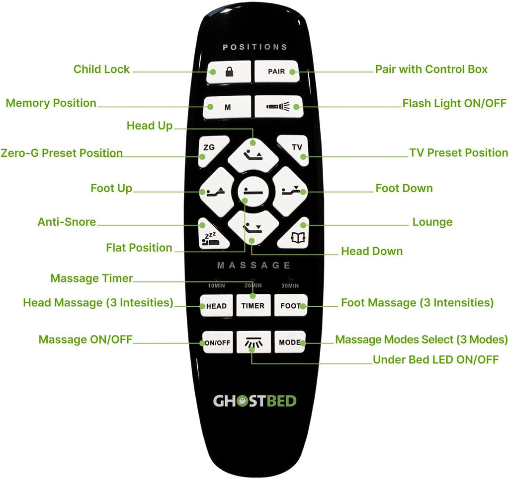 Twin XL Adjustable Bed Frame with Wireless Remote O51254