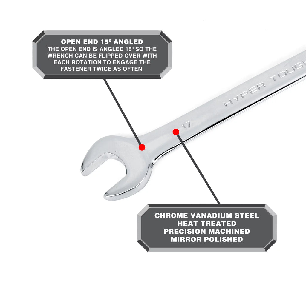 22 Pc Combination Wrench Set V3985