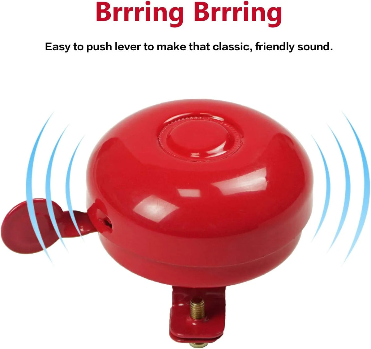 2 Pack All Metal Bike Bell for Bicycle Handlebars F21415