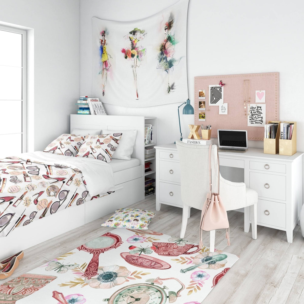 Twin Duvet Cover and Sham Set V570