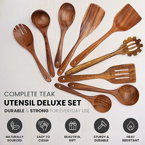 6-Piece Teak Wooden Spoons B113