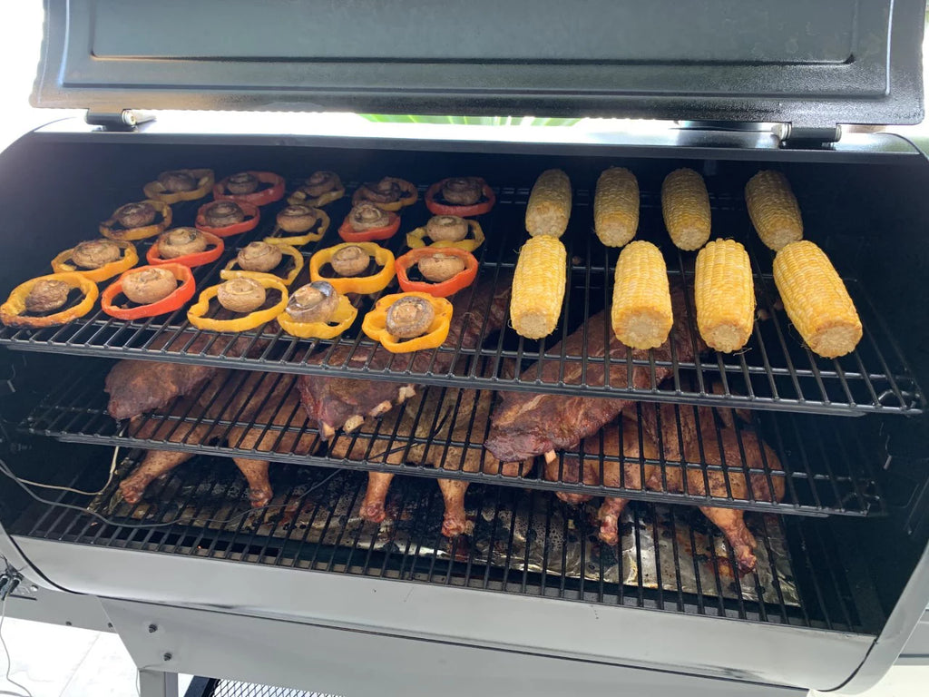 2000 Square Inch Pellet Grill and Smoker with 3 Cooking Racks O130