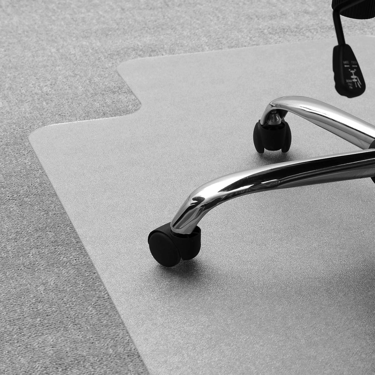 Clear Polycarbonate Chair Mat for Carpets up to 1/2" - 35 x 47" R40526
