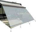 RV Awning Sunshade Screen 10' X 12' 3'' Black Mesh Sun Shade N62874