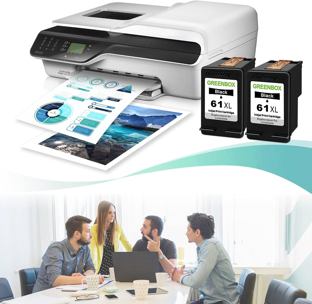 Remanufactured 61 Black Ink Cartridge Pack of 2 P7949