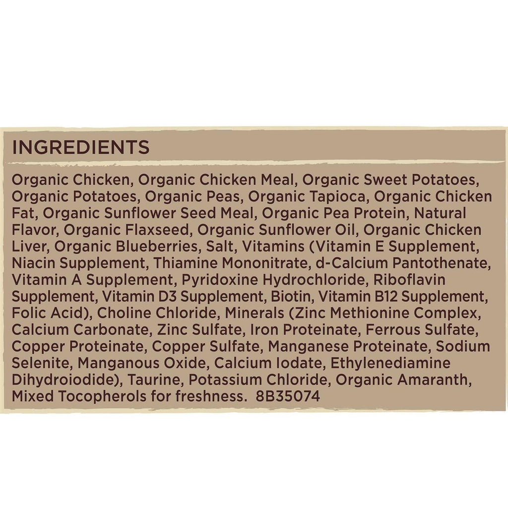 Organic Chicken Recipe Dry Dog Food N389