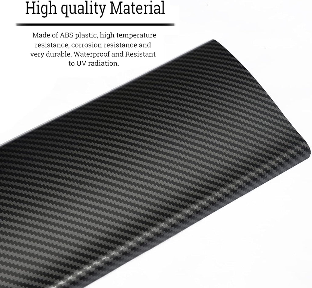 ABS Matte Carbon Fiber Pattern Dash Cover Wrap Pack of 2 M953738