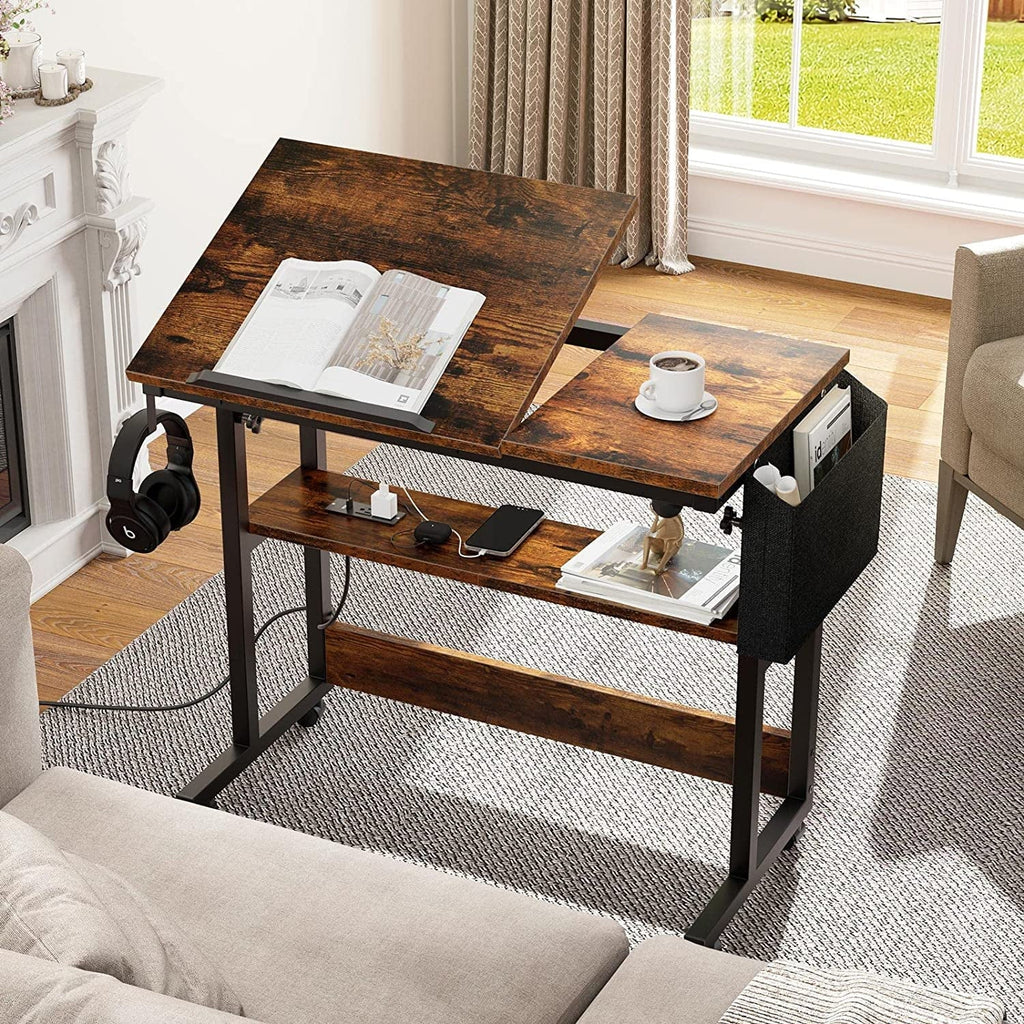 Portable Laptop Table with Charging Station K614875