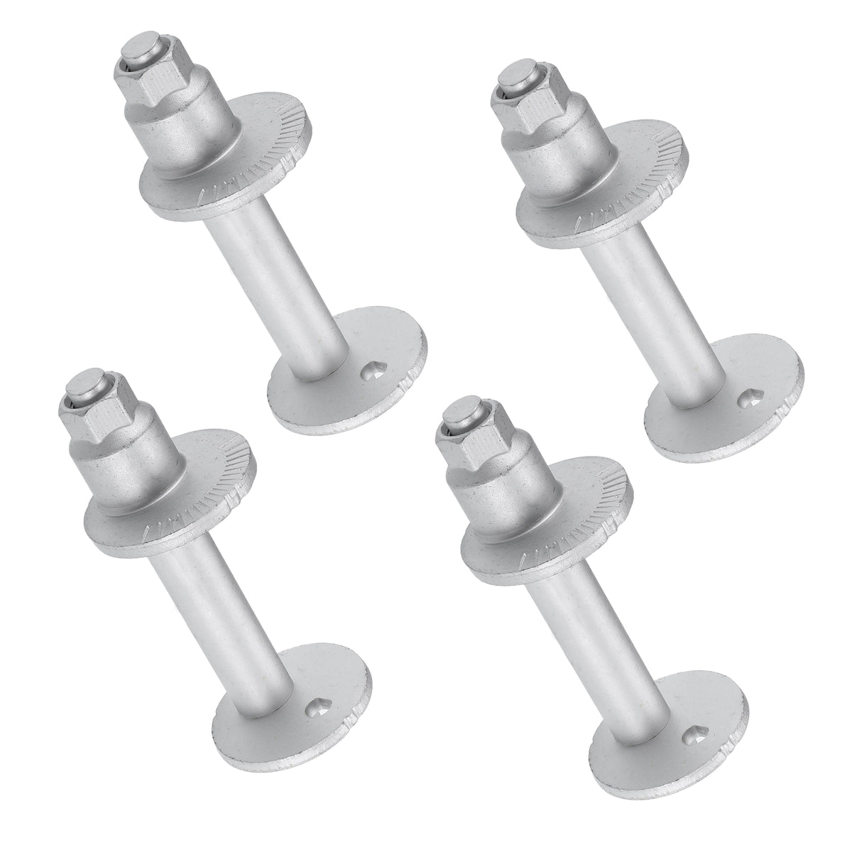 Cam Plate Toe Adjust Bolts for Toyota 4Runner 1995-2004 Metal 4 Sets Silver Tone T96330