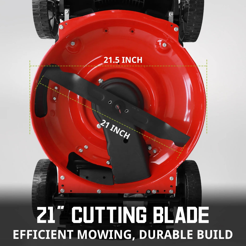 Gas Push Lawn Mower 21-inch 3-in-1 144cc Engine U228