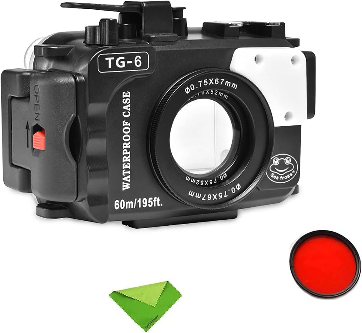 60m Underwater Camera Housing Diving Case W596864