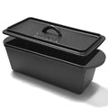 Rectangular Cast Iron Bread Loaf Pan with Lid Z547