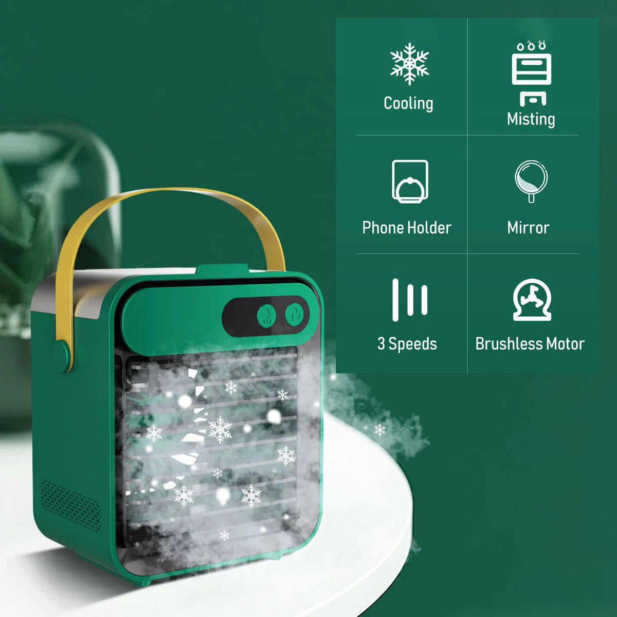 Air Conditioner Fan with Phone Holder 180Ml 3 Speeds W2273