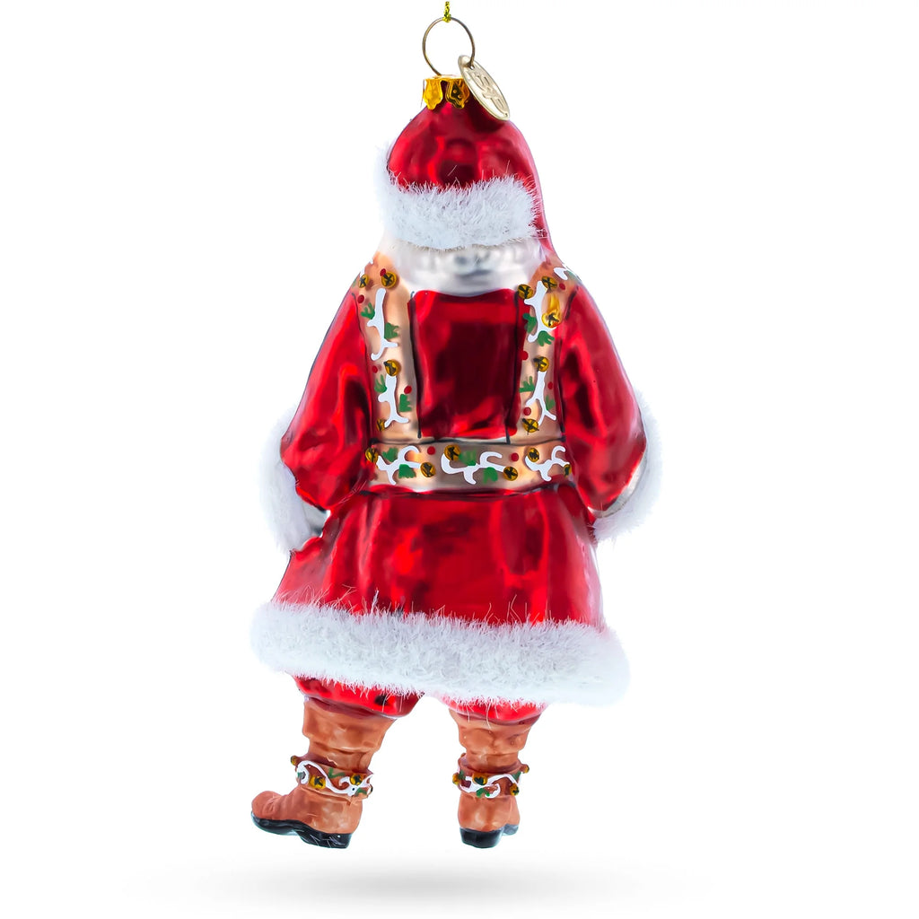 Festive Blown Glass Christmas Ornament Z752