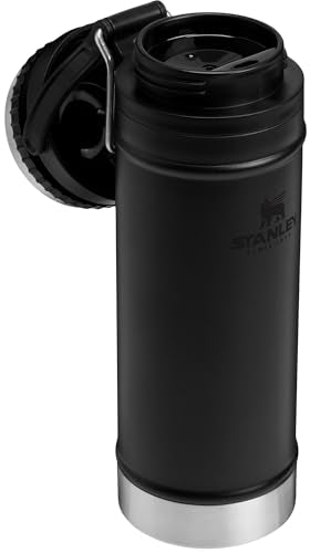 16 oz Insulated Stainless Steel Travel Mug with French Press L789