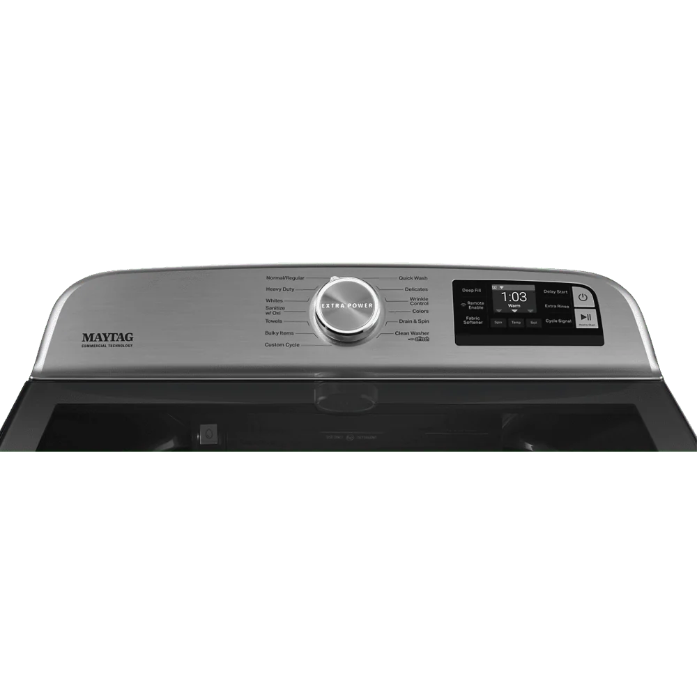 28 Wide 5.2 Cu. Ft. Top Loading Washer - Metallic Slate L7037