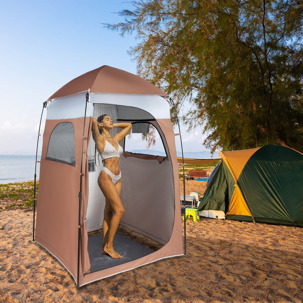 Portable Outdoor Shower Tent Camp Toilet Rain Shelter M15586