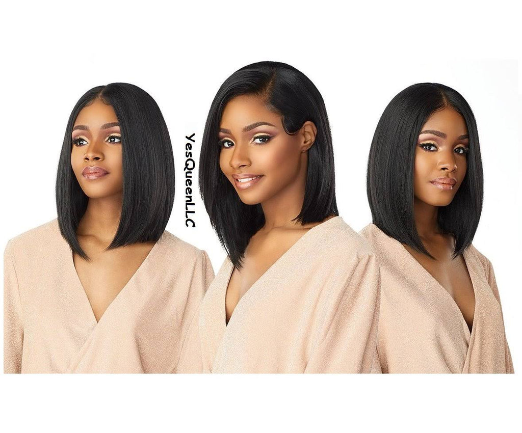 Synthetic Swiss Lace Wig U959756