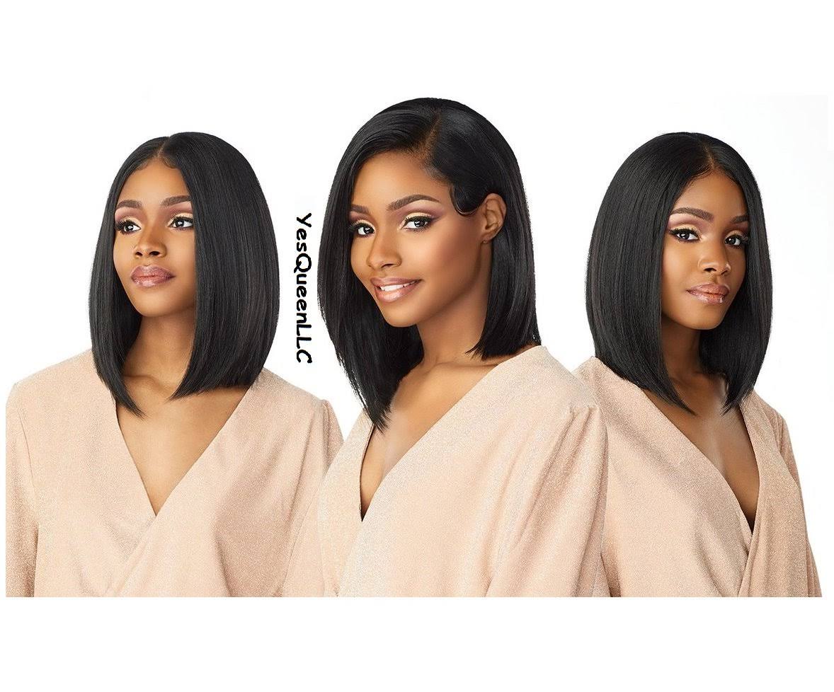 Synthetic Swiss Lace Wig U959756