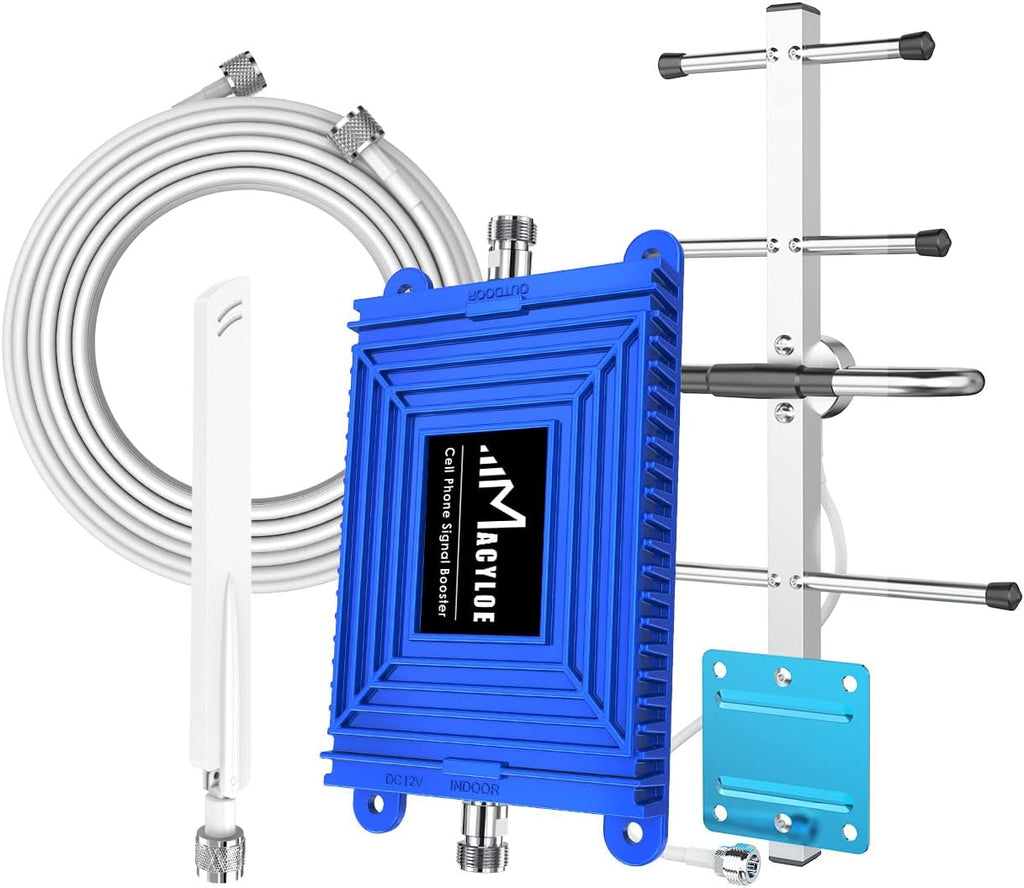Cell Phone Booster with Whip/Yagi Antenna Kit D9518