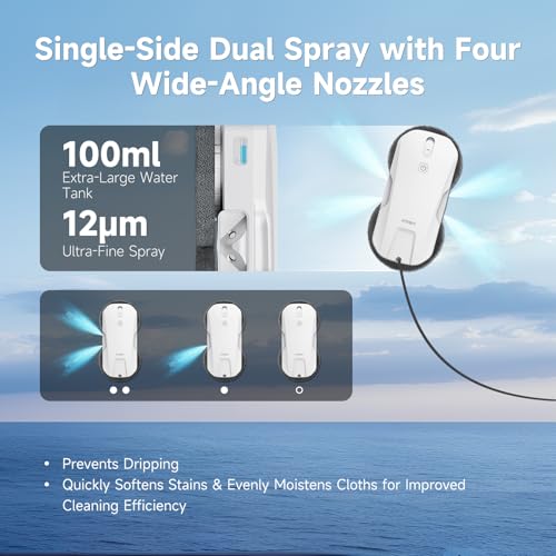 Window Cleaning Robot with 10 Cleaning Pads Y37474