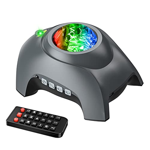 Star Projector with Bluetooth Speaker, White Noise, Timer and Remote R5871