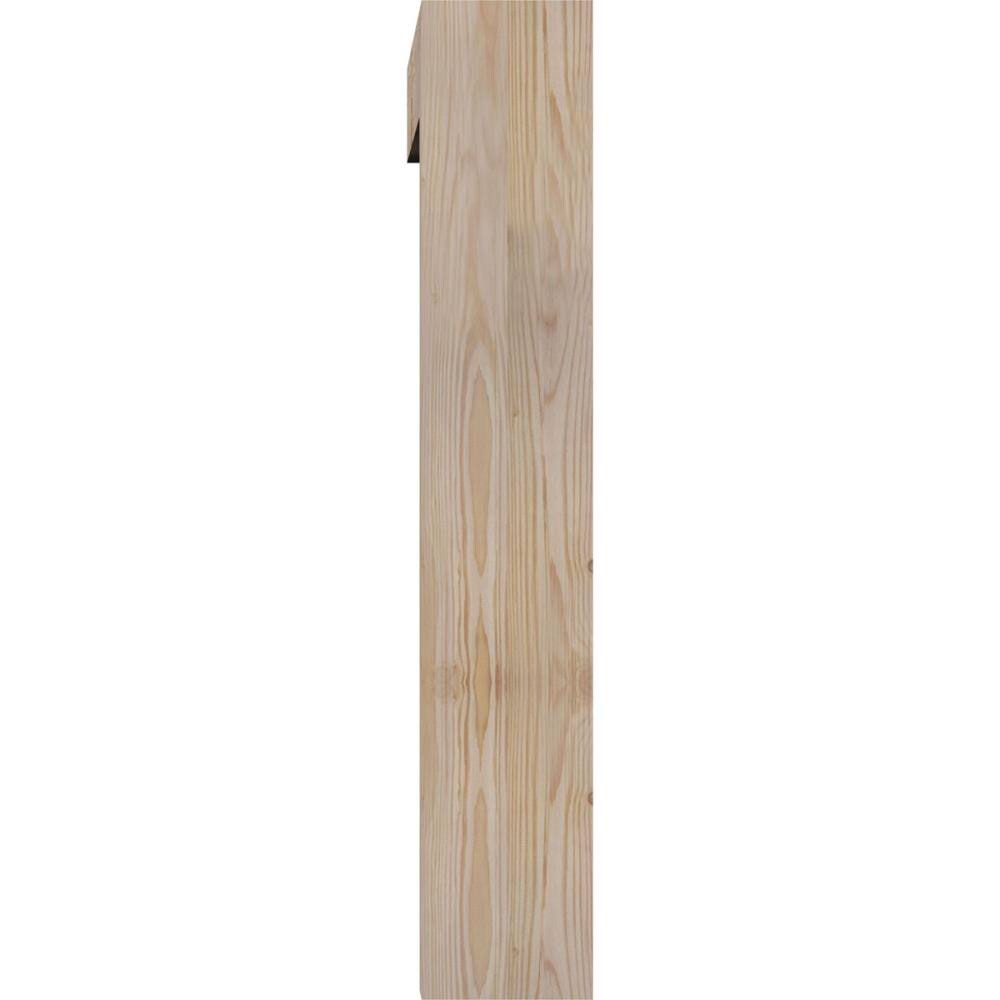 Douglas Fir Smooth Bracket with Offset Brace H49925