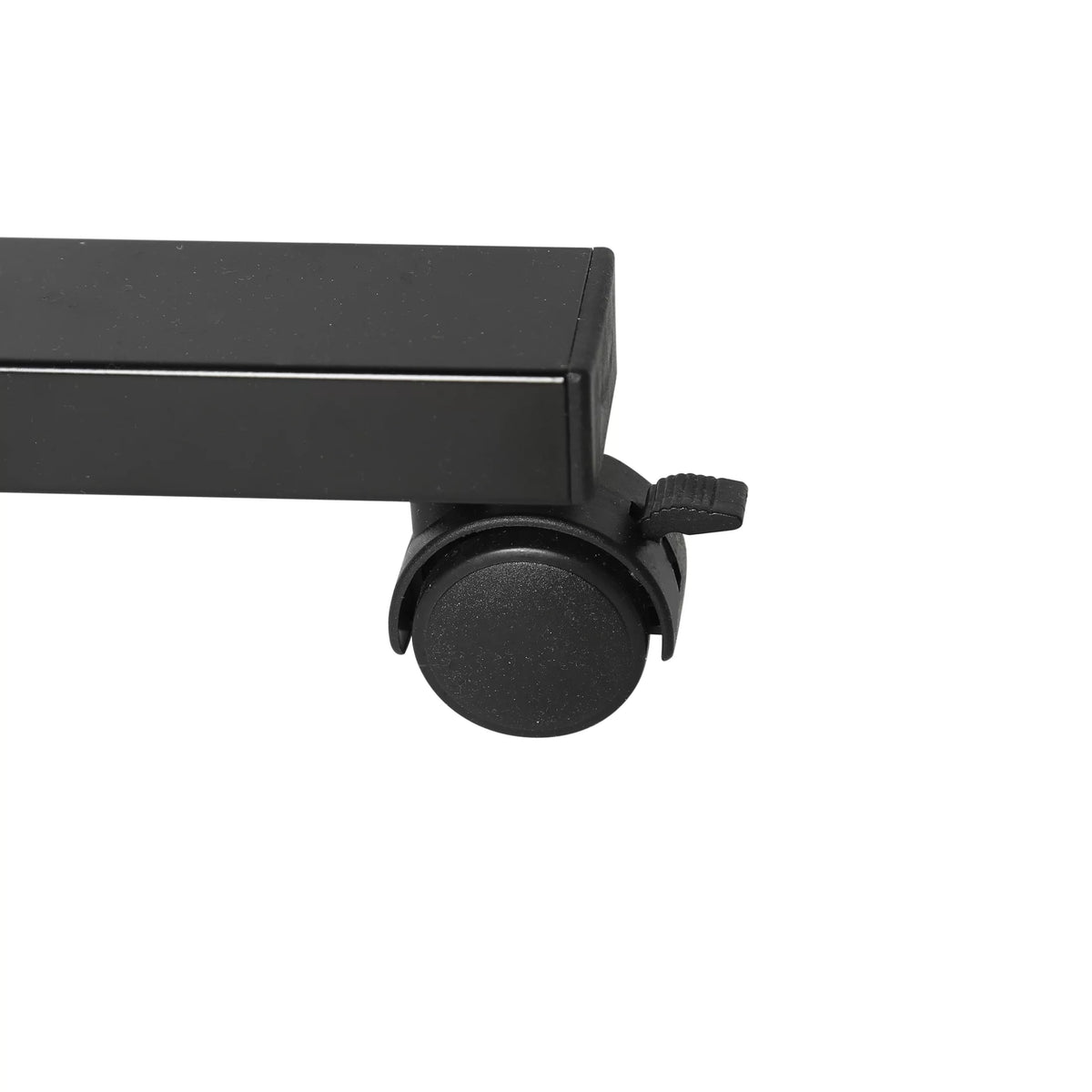 Black Height Adjustable Mobile Laptop Cart Desk with Wheels Q959