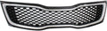 Black Grille Assembly with Chrome Molding G84025