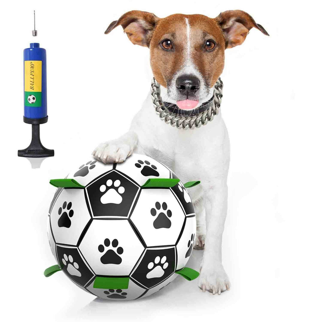 Dog Toys Soccer Ball with Straps K143
