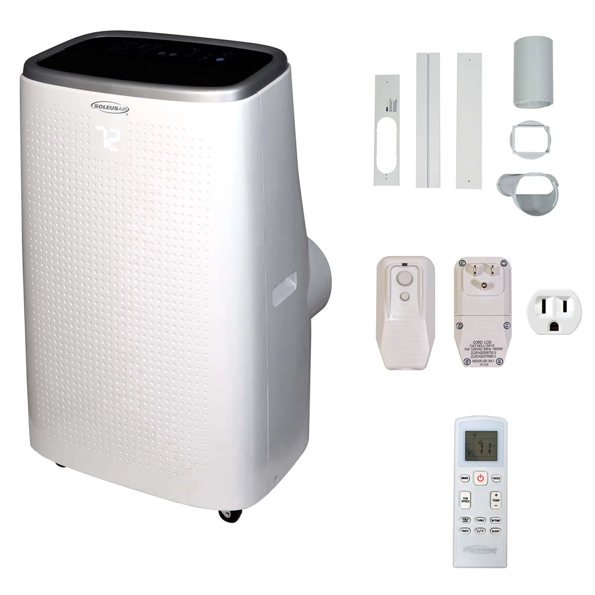 8,000 BTU Portable Air Conditioner, Dehumidifier, Heater, & Fan N46403