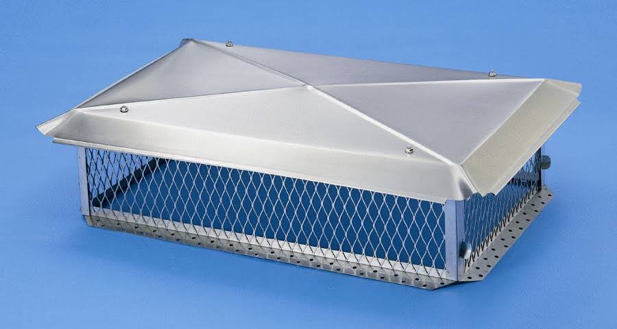 Stainless Steel Hinged Multi-Flue Chimney Cover O372