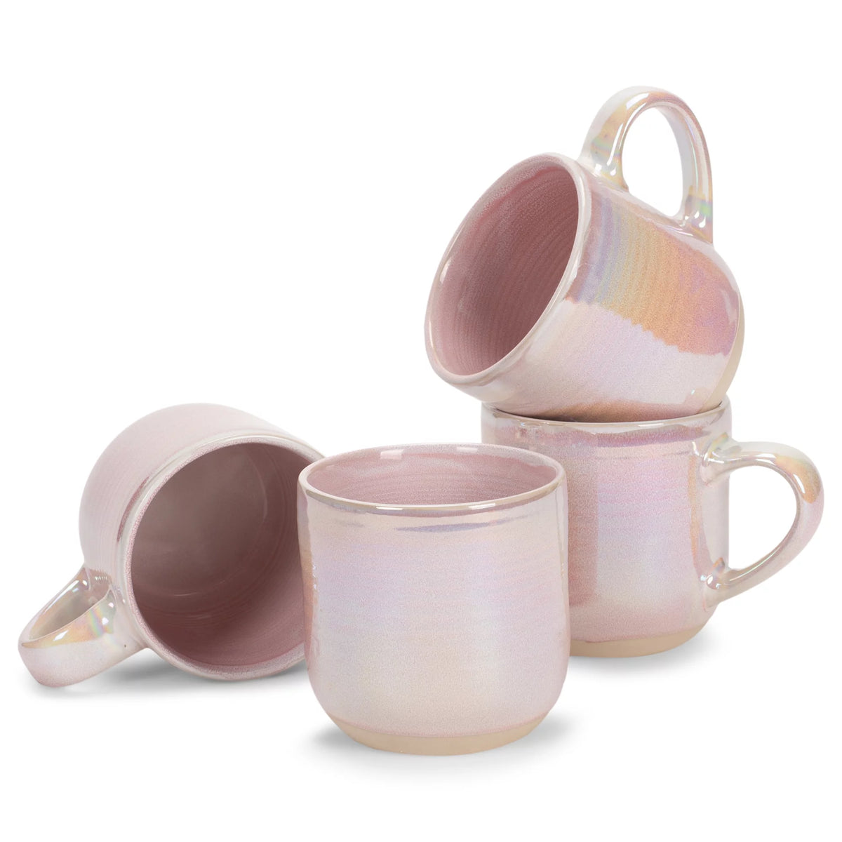 17 ounce Stoneware Coffee Cup Mugs Set of 4 B2502