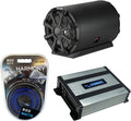 8 Bass Tube Sub Enclosure Subwoofer Box with Amplifier & Amp Kit R595