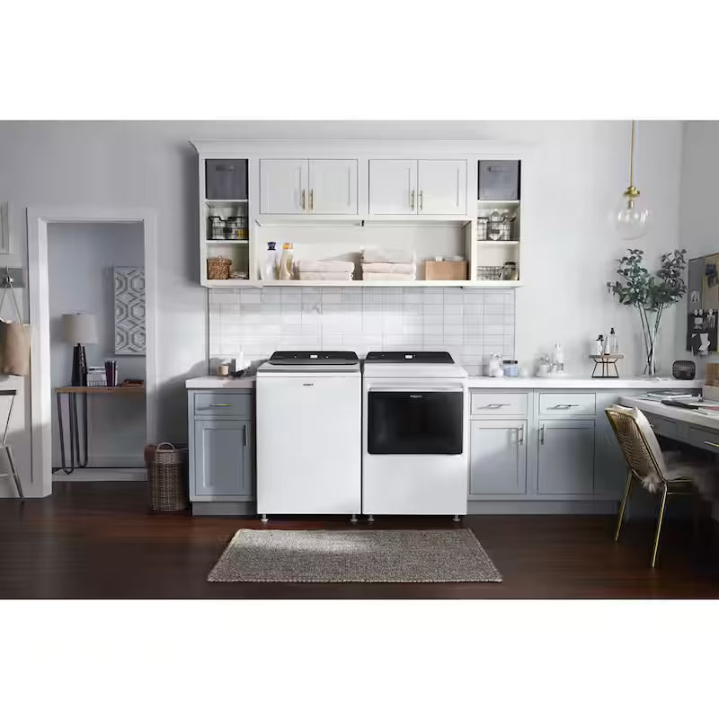 White 7.4 cu. ft. Front Load Electric Dryer L974