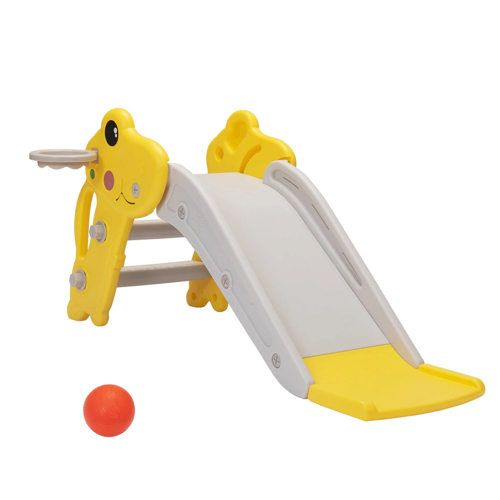 Kids Slide with Basketball Hoop & Ball Q88590