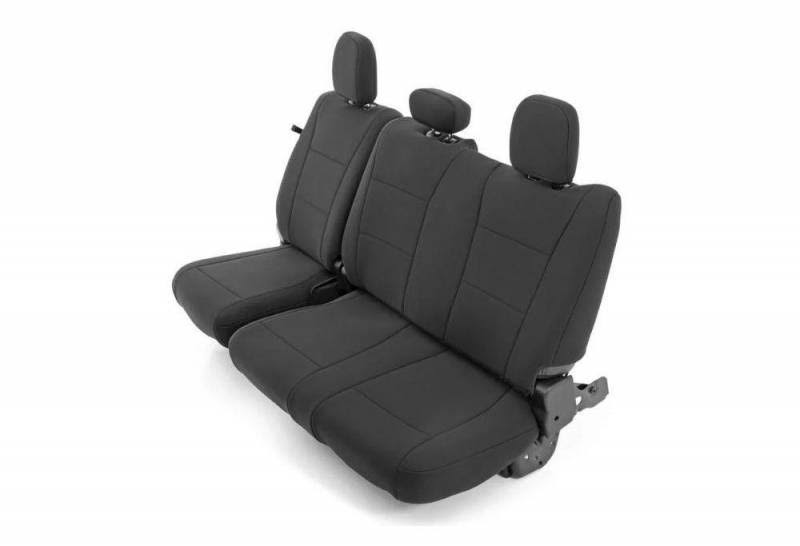 Black Neoprene Rear Seat Cover K137810