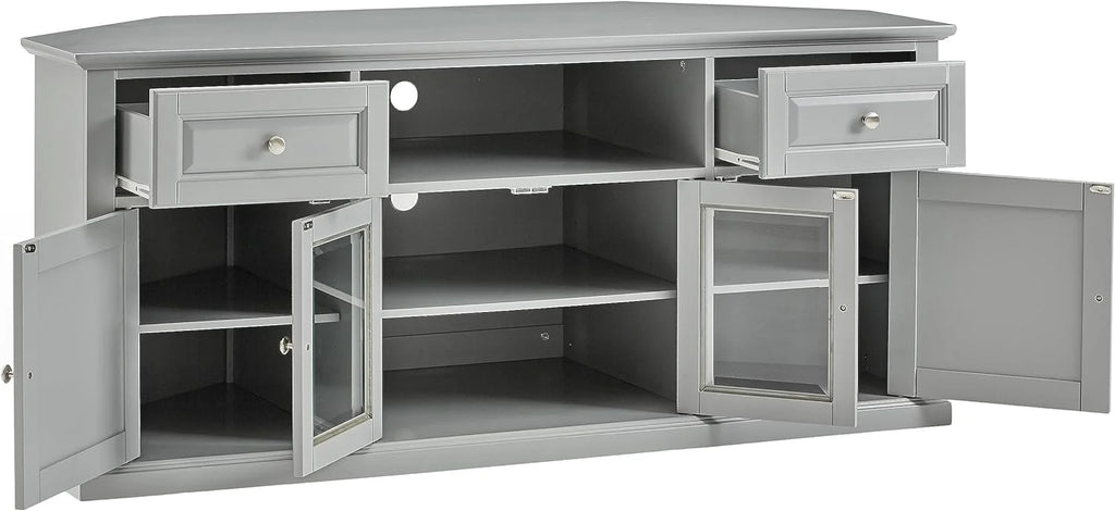 Gray Corner TV Stand K293753