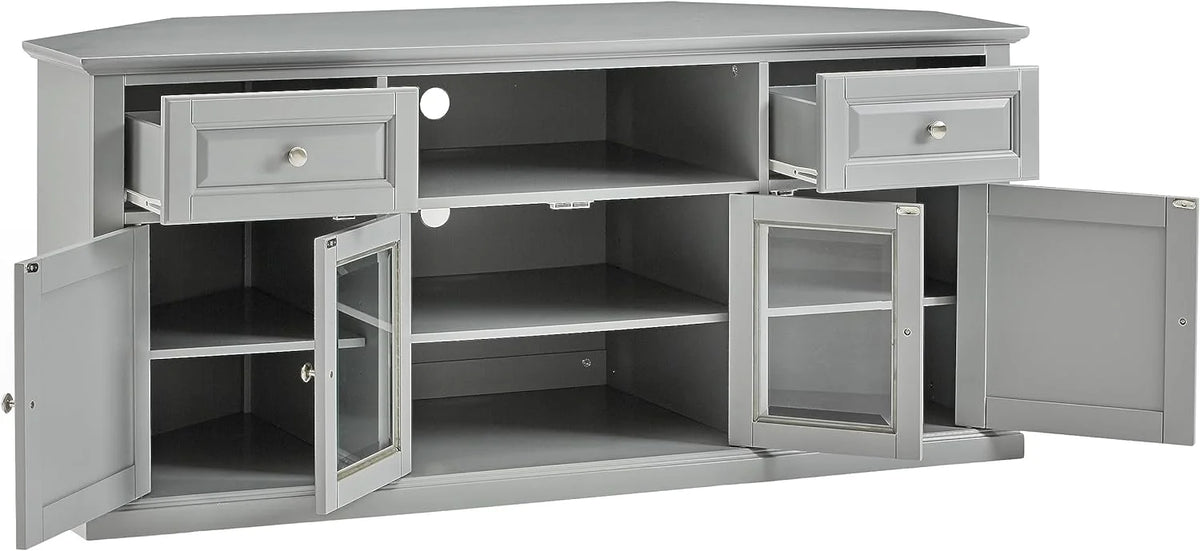 Gray Corner TV Stand K293753