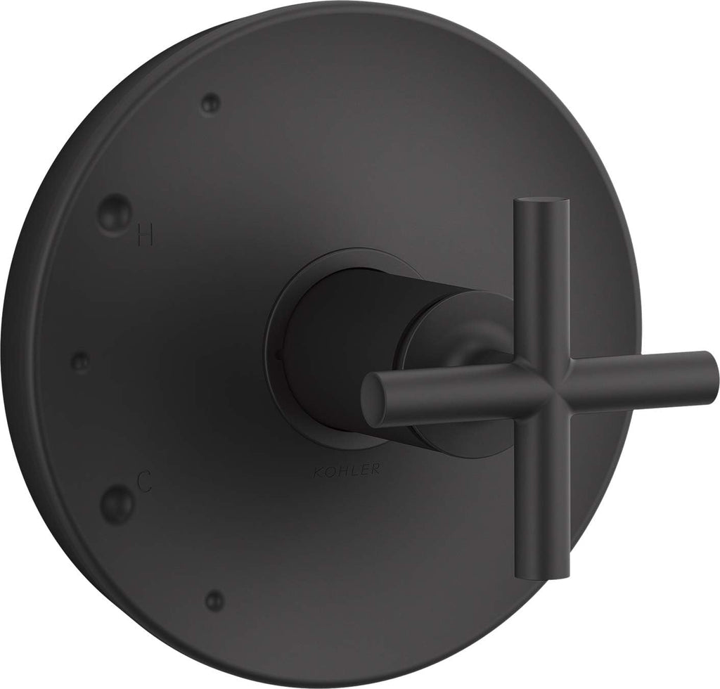 Matte Black Pressure Balanced Valve Trim L2113