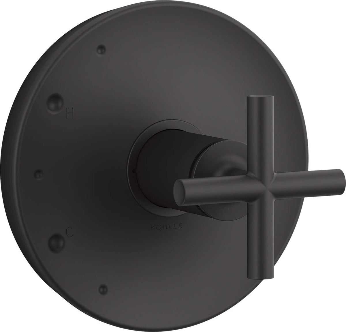 Matte Black Pressure Balanced Valve Trim L2113