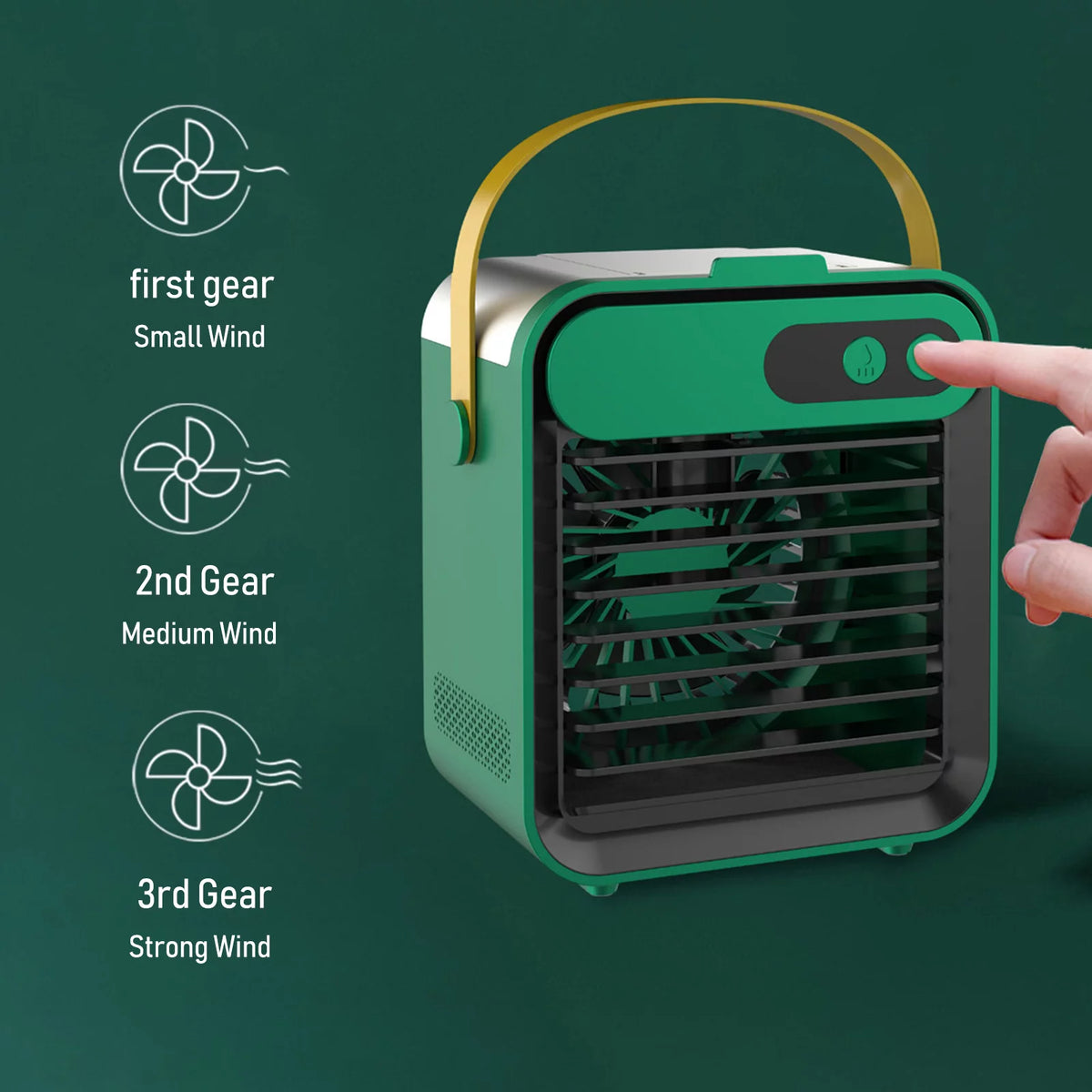 Air Conditioner Fan with Phone Holder 180Ml 3 Speeds W2273