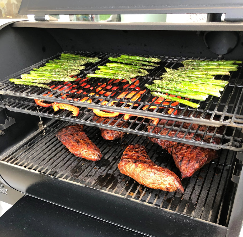 2000 Square Inch Pellet Grill and Smoker with 3 Cooking Racks O130