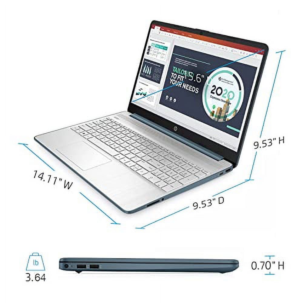 15.6" HD Display Intel Pentium Quad-Core Laptop 8GB RAM 256GB SSD S7738