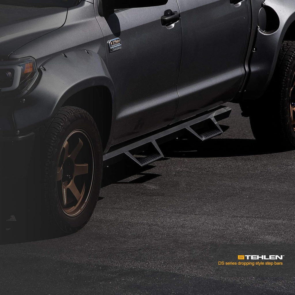 Matte Black Nerf Bars Running Boards for Ford F150 Super Duty B612365