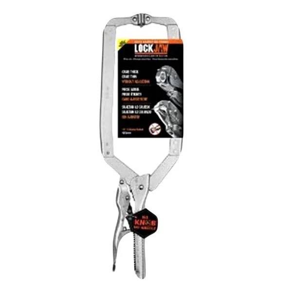 19-inch Self-Adjusting Locking Long Reach C-Clamp with Swivel Pads Z224