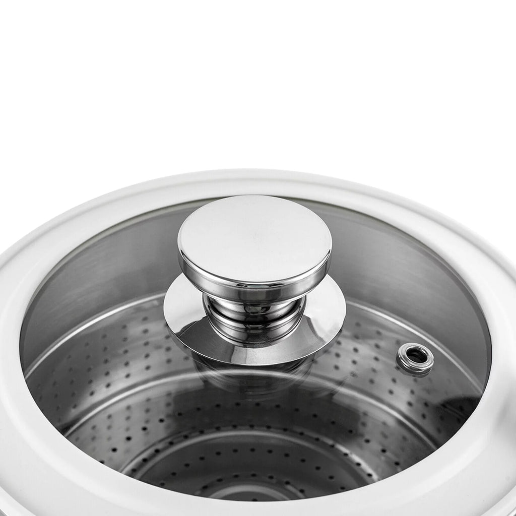 3-in-1 Electric Hot Pot Steamer with Steaming Basket E213