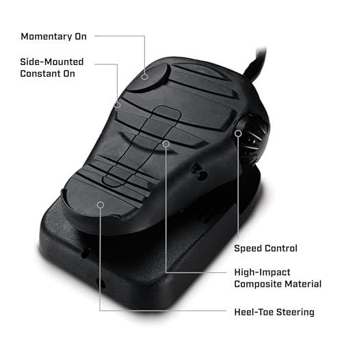 45 Lb. Thrust 36 In. Shaft Freshwater Electric Trolling Motor with Foot Pedal Control W5792